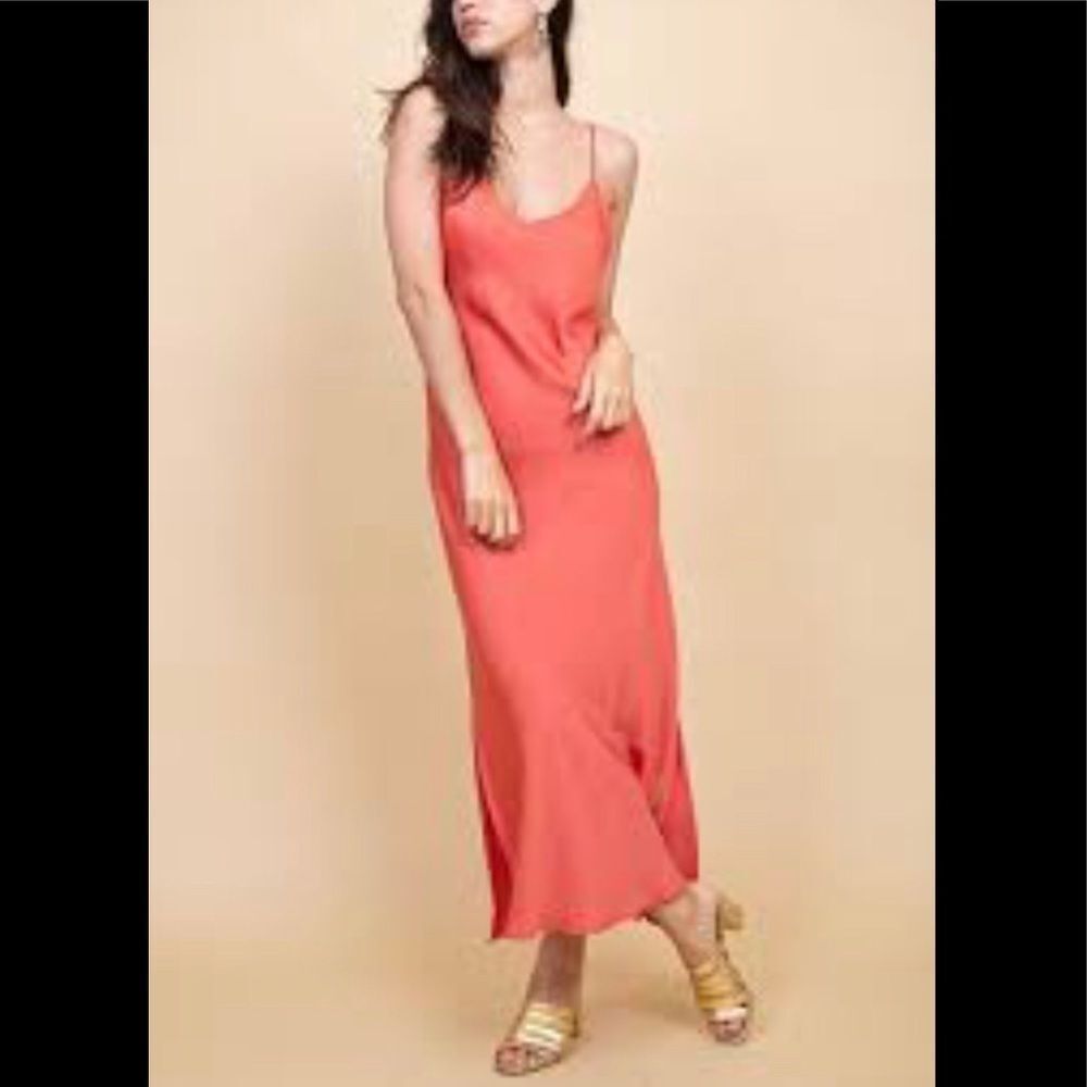 Mossimo Maxi Vintage Coral Strappy Dress